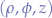 $(\rho, \phi, z)$