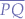 $\overline{PQ}$