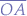 $\overline{OA}$