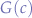 $G(c)$