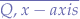 $\overline{Q,x-axis}$